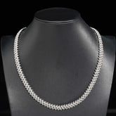 10MM Classic Full Studded Moissanite Cuban Link Chain For Hip Hop Fashion