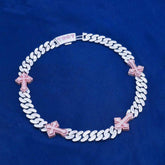 15MM Baguette Cross Moissanite Cuban Link Chain For Men's