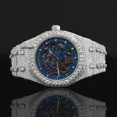 41MM Fully Iced Out VVS Moissanite Diamond Watch, Customized Moissanite Studded Watch