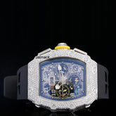 Luxury Moissanite Diamond Watch, Customized Moissanite Studded Watch