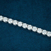 5MM 925 Sterling Silver Moissanite Tennis Bracelet for Fashion Jewelry