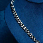 8MM Moissanite Cuban Link Chain or Men's Fashion Jewelry