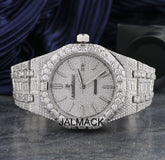 VVS Moissanite Diamond Watch, Customized Moissanite Studded Watch