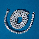 6MM Stylish 925 Silver Moissanite Tennis Bracelet for Fashion's