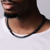 6MM Moissanite Black Diamond Hip hop Tennis Chain