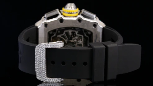 Luxury Moissanite Diamond Watch, Customized Moissanite Studded Watch