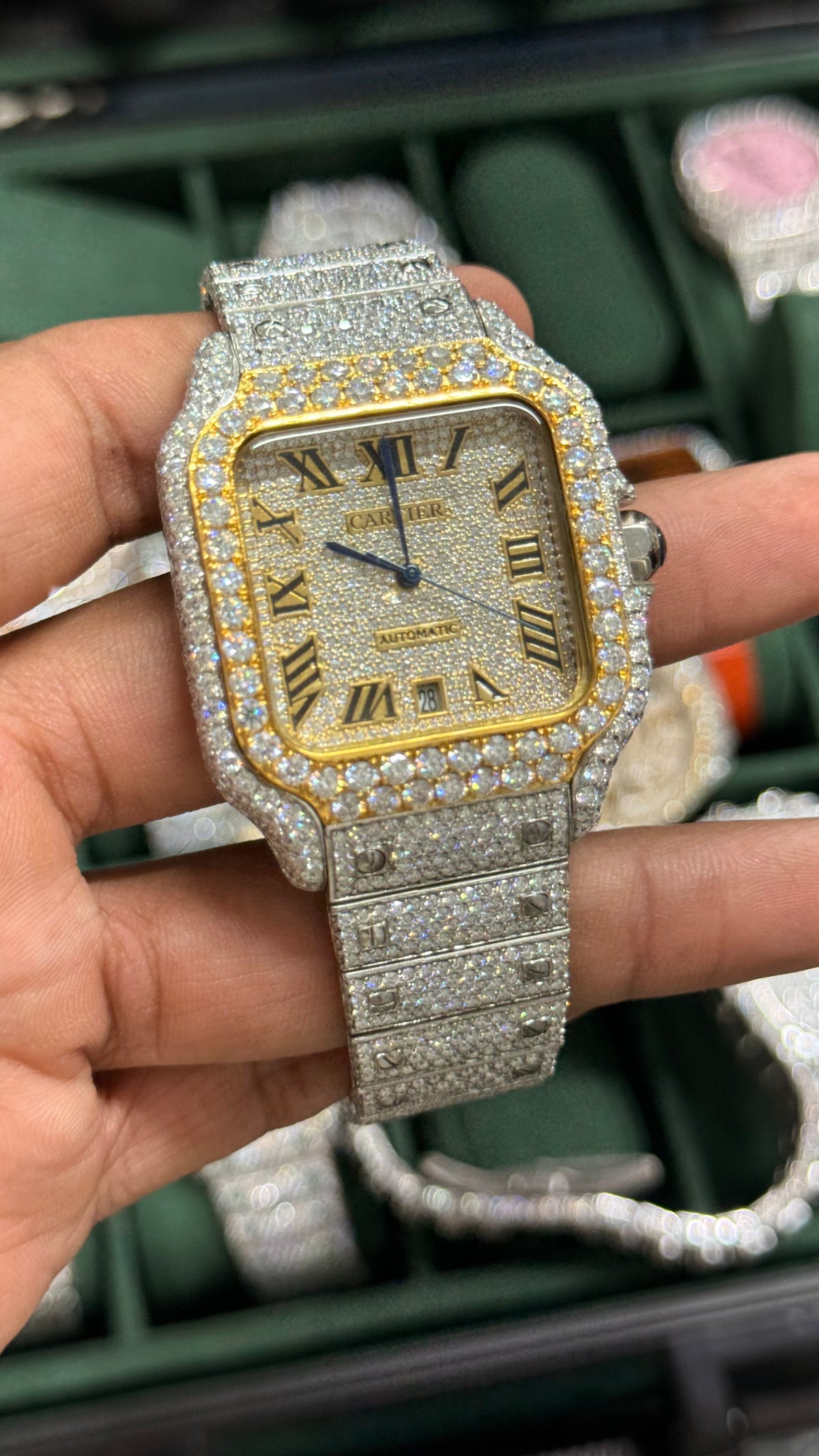 Cartier 2 tone watch Gold and silver