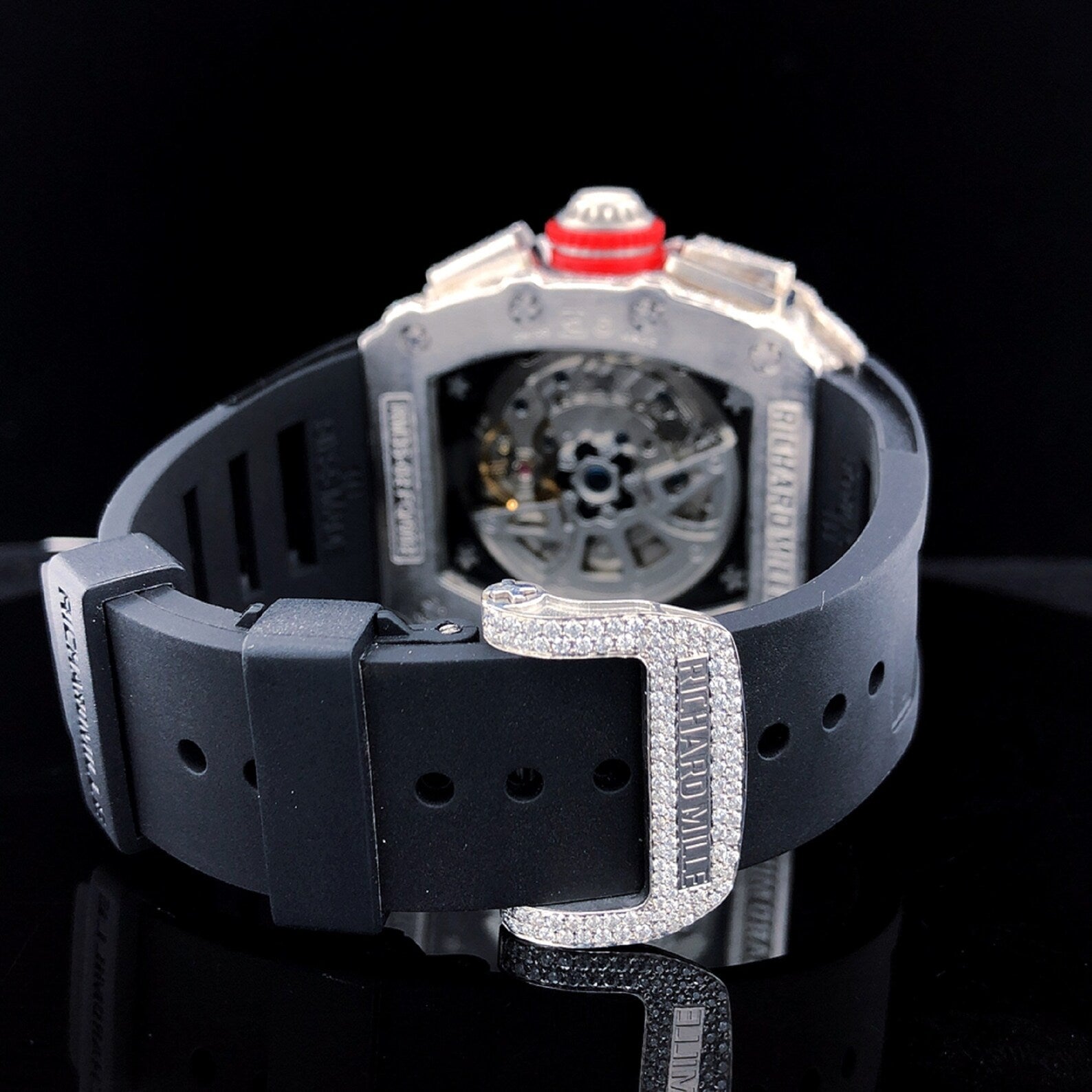 Luxury Moissanite Diamond Watch, Customized Moissanite Studded Watch
