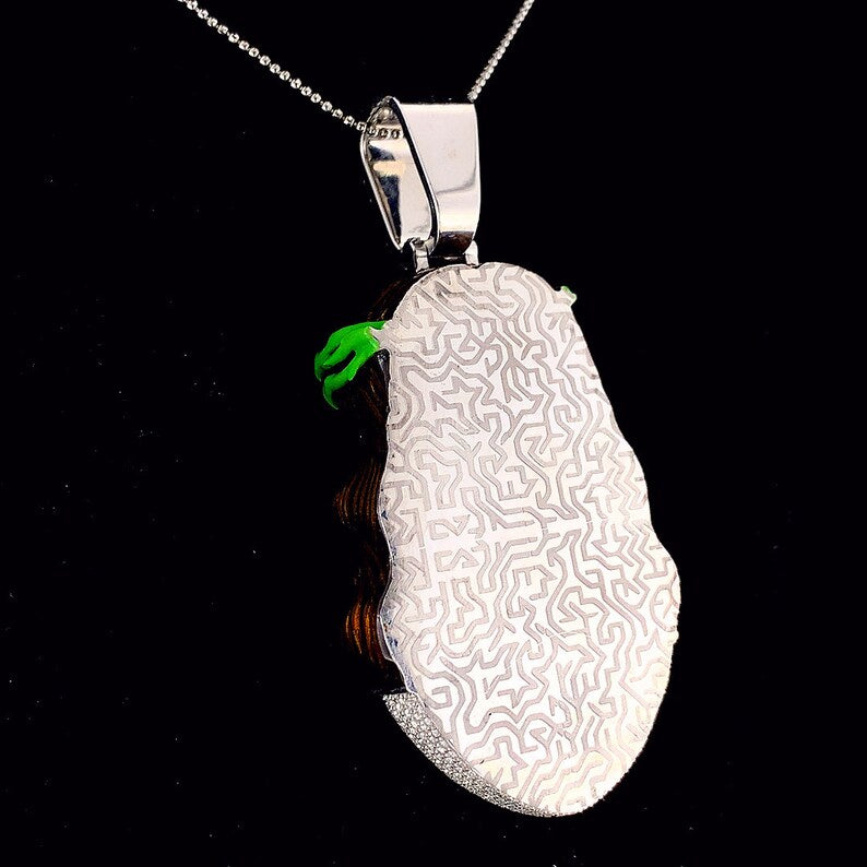 VVS1 Moissanite Diamond Face Hip Hop Ice Out Pendant