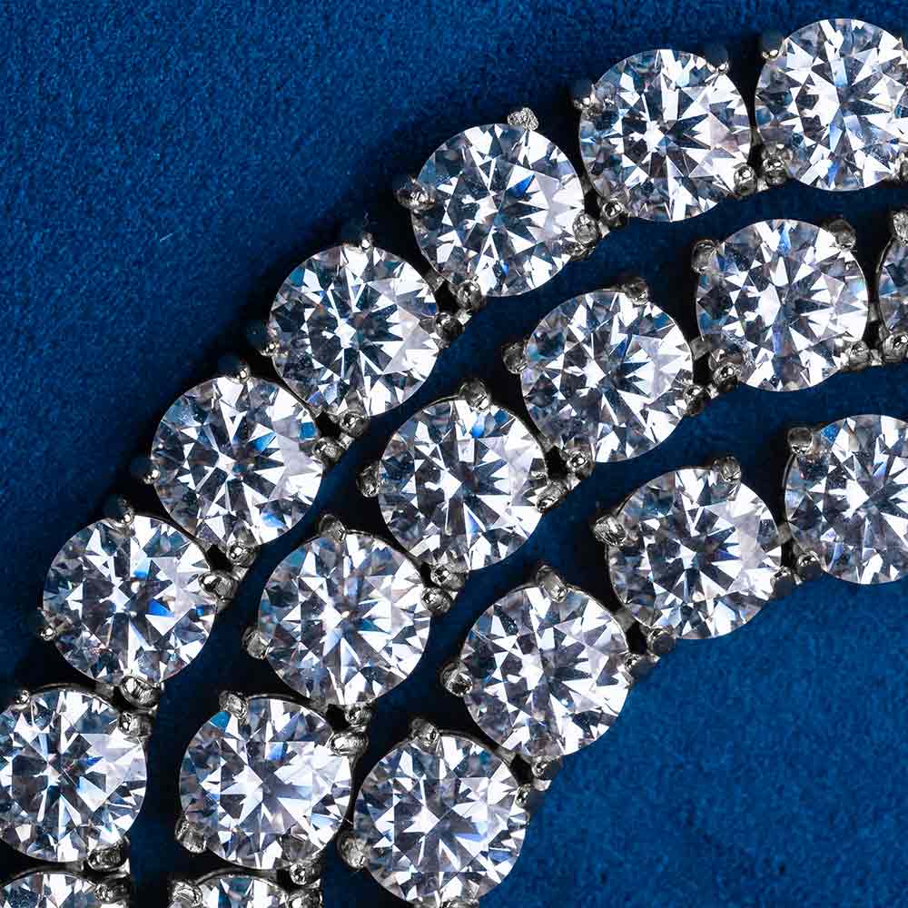 5MM 925 Sterling Silver Moissanite Tennis Bracelet